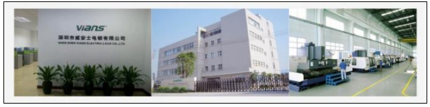야외 잠금장치 VI-280ASW를 위한 280개 킬로그램 방수 단일의 도어 전기 자석락 마그네틱 카드 전기 자물쇠